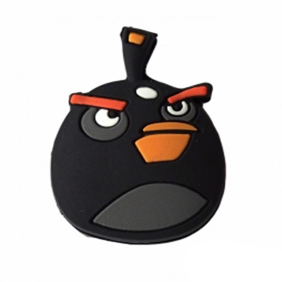 ANTIVIBRADOR ANGRY BIRD - PRETO